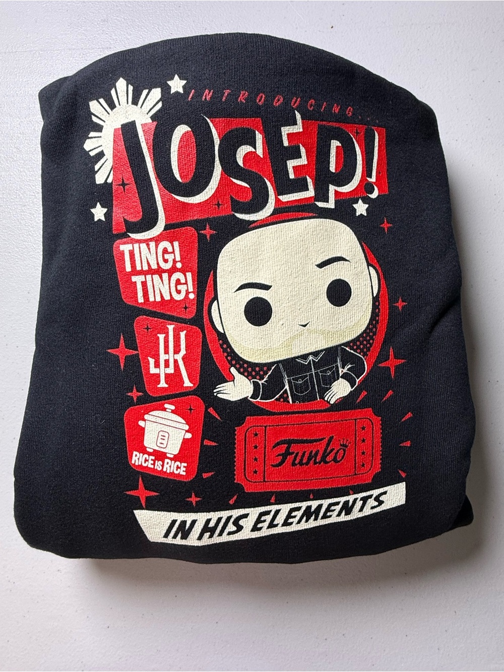 JoKoy World Tour 2022 Funko Pop! Graphic Hoodie - Black with Red Print